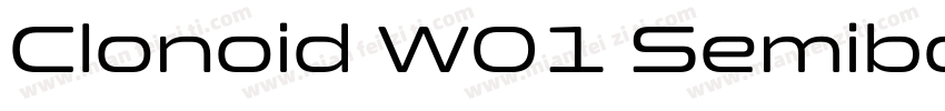 Clonoid W01 Semibold字体转换